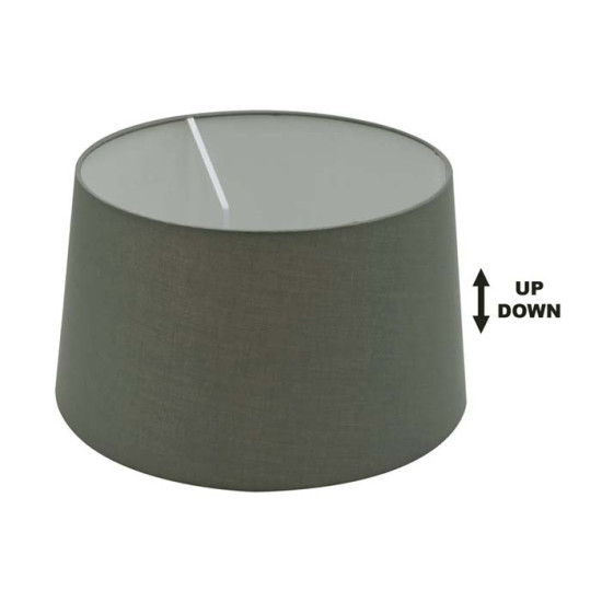 Καπέλο φωτιστικού 35*30*20 εκ. γκρι 028-4147