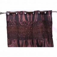 κουρτίνα 260*140 εκ. καφέ πούλιες 21-104