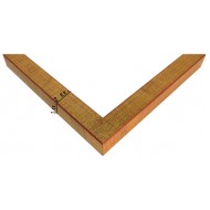 Κορνίζα ξύλινη 2 εκ. χρυσή πλακέ 535-11