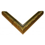 Κορνίζα ξύλινη 3,4 εκ. χρυσό λαδί 967