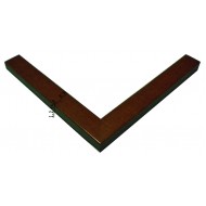 Κορνίζα ξύλινη 2,2 εκ. σκούρο καφέ 201-82
