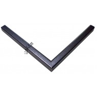 Κορνίζα ξύλινη 1,5 εκ. ανθρακί 386-43