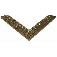 Κορνίζα ξύλινη 3,2 εκ. σκαλιστή ασημί Μ3256-ARG