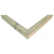 Κορνίζα ξύλινη 2 εκ. ασημί πλακέ 535-12