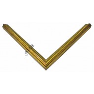 Κορνίζα ξύλινη 1,60 εκ. χρυσή 991