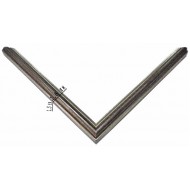 Κορνίζα ξύλινη 1,6 εκ. ανθρακί ασημί 994