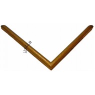 Κορνίζα ξύλινη 1,5 εκ. πομπέ καφέ 310-59