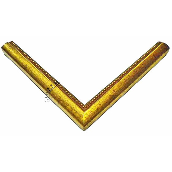 Κορνίζα για 2 φώτο 20*25 εκ. χρυσή αντικέ 563-1-22025