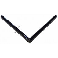 Κορνίζα ξύλινη 1,2 εκ. μαύρη πομπέ 380-62