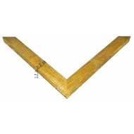 Κορνίζα ξύλινη 2,2 εκ. χρυσή κρακελέ 1556