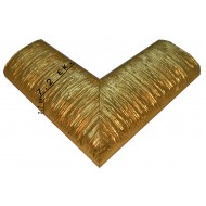 Κορνίζα ξύλινη 7,2 εκ. χρυσή ανάγλυφη 490-01