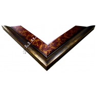 Κορνίζα ξύλινη 5,5 εκ. μπρονζέ χρυσό σχέδιο 556 ΧΚΟ