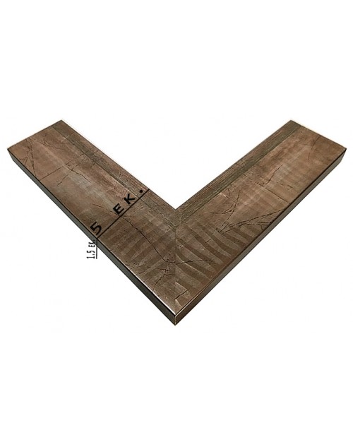 Κορνίζα ξύλινη 5 εκ. σκούρο μπρονζέ 805-01