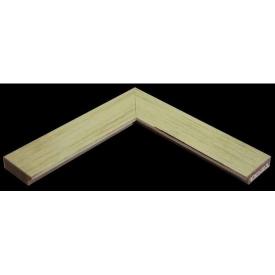 Κορνίζα ξύλινη 4,4 εκ. πλάκα κρεμ 44-14