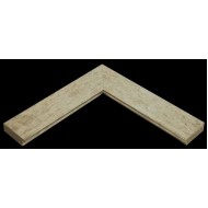 Κορνίζα ξύλινη 4,4 εκ. πλάκα ασημί 44-6