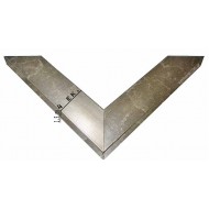 Κορνίζα ξύλινη 4 εκ. ασημί πλακέ 1539