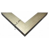 Κορνίζα ξύλινη 4,5 εκ. ασημί πλακέ 1403