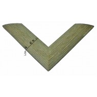 Κορνίζα ξύλινη 4 εκ. γκρι σιέλ 342-307