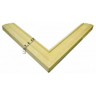 Κορνίζα πατούρα 3,4 εκ. μπεζ σαγρέ 938