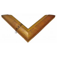 Κορνίζα ξύλινη 4,2 εκ. πορτοκαλί χρυσό 1254