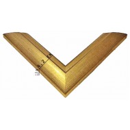 Κορνίζα ξύλινη 4,2 εκ. χρυσή 1251