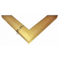 Κορνίζα ξύλινη 4 εκ. χρυσή πλακέ 1529