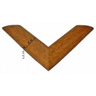 Κορνίζα ξύλινη 4 εκ. καφέ 342-310