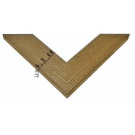 Κορνίζα ξύλινη 4,3 εκ. φυσικό χρώμα 616-03