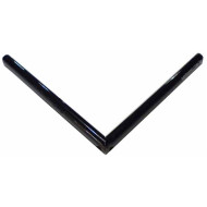 Κορνίζα ξύλινη 1,5 εκ. πομπέ μαύρη γυαλιστερή 310-62