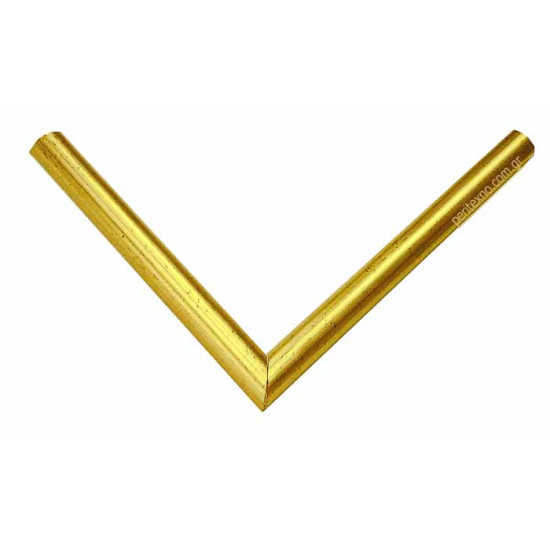 Κορνίζα ξύλινη 1,5 εκ. πομπέ χρυσό 310-11