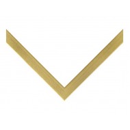 Κορνίζα ξύλινη 2 εκ. με βάθος 4 εκ. φύλλο χρυσού 135-840-095