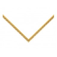 Κορνίζα ξύλινη 1,6 εκ. σκαλιστή φύλλο χρυσού 564-202-000