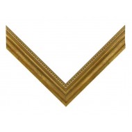 Κορνίζα ξύλινη 4,5 εκ. χρυσή σκαλιστή 158-202-000