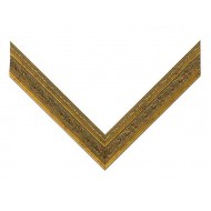 Κορνίζα ξύλινη 4 εκ. χρυσή σκαλιστή 041-202-000