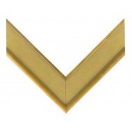 Κορνίζα ξύλινη 6,8 εκ. χρυσή μαύρη 137-000-004