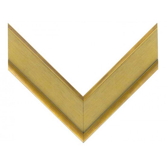 Κορνίζα ξύλινη 6,8 εκ. χρυσή μαύρη 137-000-004