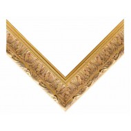 Κορνίζα ξύλινη 6,2 εκ. σκαλιστή χρυσή 020-202-000