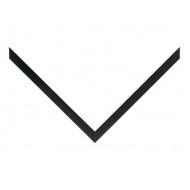 Κορνίζα ξύλινη 1,5 εκ.με βάθος 2,5 εκ. μαύρη ματ 135-510-000