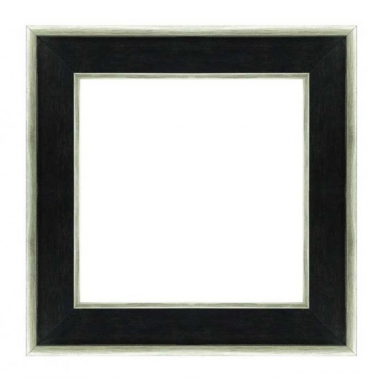 Κορνίζα ξύλινη 6,8 εκ. μαύρο ασημί 137-000-001