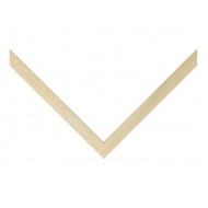 Κορνίζα ξύλινη 2 εκ. με βάθος 4 εκ. φυσικό χρώμα άβαφη 135-830-003