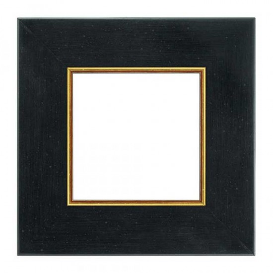 Κορνίζα ξύλινη 5 εκ. μαύρη χρυσό φιλέτο 150-000-001