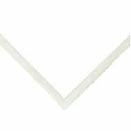 Κορνίζα ξύλινη 1,5 εκ.με βάθος 2,5 εκ. λευκή ντεκαπέ 135-510-023