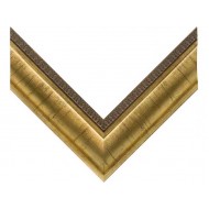 Κορνίζα ξύλινη 7,1 εκ. φύλλο χρυσό σκαλιστή 129-247-000