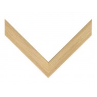 Κορνίζα ξύλινη 4,0 εκ. πλακέ κερωμένη στο φυσικό χρώμα του ξύλου 128-430-200