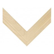 Κορνίζα ξύλινη 6,8 εκ. πλακέ κερωμένη στο φυσικό χρώμα του ξύλου 128-830-200