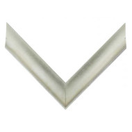 Κορνίζα ξύλινη 5,40 εκ. φύλλο ασημί αντικέ 122-330-054