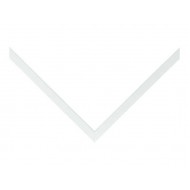 Κορνίζα ξύλινη 1,5 εκ.με βάθος 2,5 εκ. λευκή ματ 135-510-009