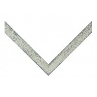 Κορνίζα ξύλινη 2,9 εκ. γκρι με γκρι υπόστρωμα 246-330-356