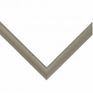 Κορνίζα ξύλινη 2,5 εκ. γκρι καφέ αντικέ 433-092-002