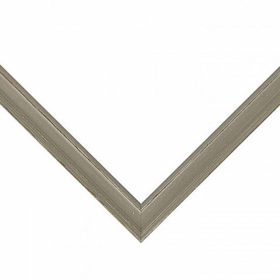 Κορνίζα ξύλινη 2,5 εκ. γκρι καφέ αντικέ 433-092-002